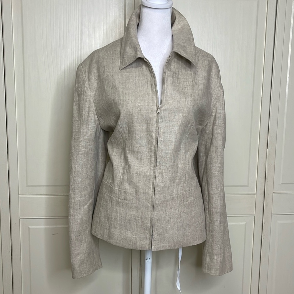 Women's Beige Blazer SZ 14